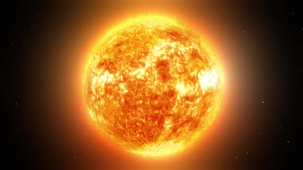 the sun or any other star in space