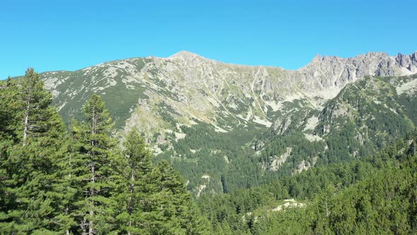 Bulgarian Mountains Pirin From Aerial 2