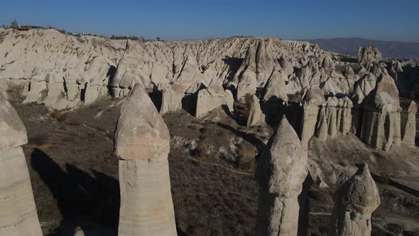 Aerial Cappadocia Hoodoo