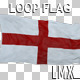 England Loop Flag - VideoHive Item for Sale