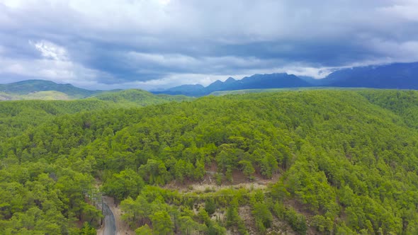 Mountains Landscape From Koprulu Canyon National Park in Manavgat Antalya Turkey