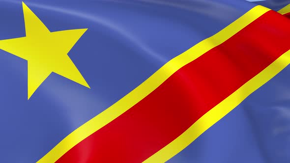 Democratic Republic of Congo Flag