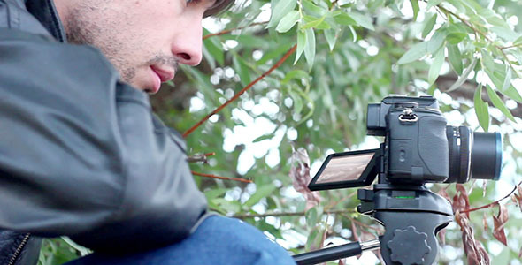 Photographer At Work (Camera On Tripod) 2 alt