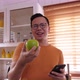 Man Eat Apple - VideoHive Item for Sale