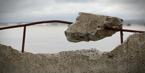 Broken Concrete Wall alt