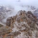 Aerial view on the   Dolomites Alps  ,Tre cime di Lavaredo, Italy - VideoHive Item for Sale