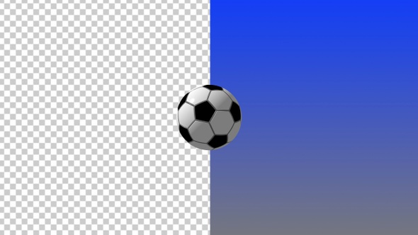 Ball on transparent background