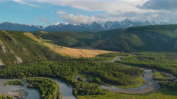 Kurai Steppe and Chuya River