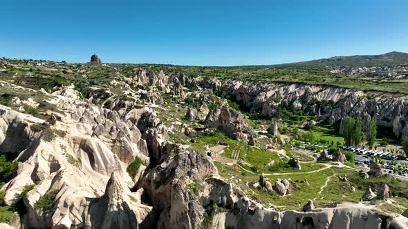 The best landscapes of Cappadocia aerial view 4 K