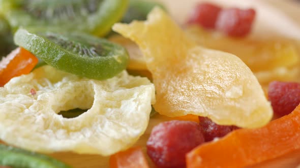 Dried Fruits and Berries on Table