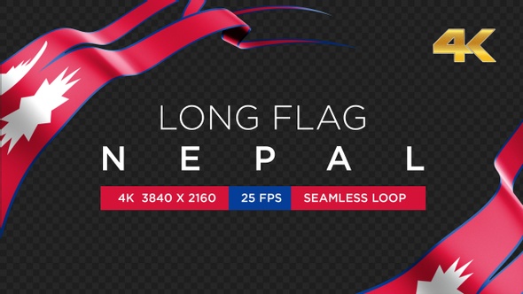 Long Flag Nepal