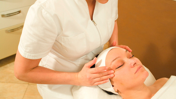 Facial Massage With Accent On Eye Area