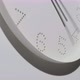 Dotted White Clock Face on Wall All Day - VideoHive Item for Sale