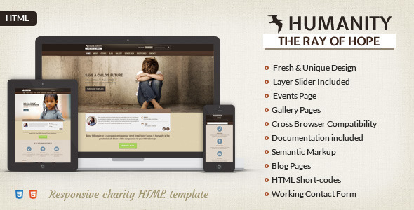 Humanity | Charity HTML5 Template