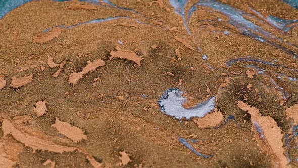 Abstract Luxury Background Gold Ink Reacted on Surface alt