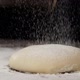 The White Flour is Falling on the Dough in Slow Motion - VideoHive Item for Sale