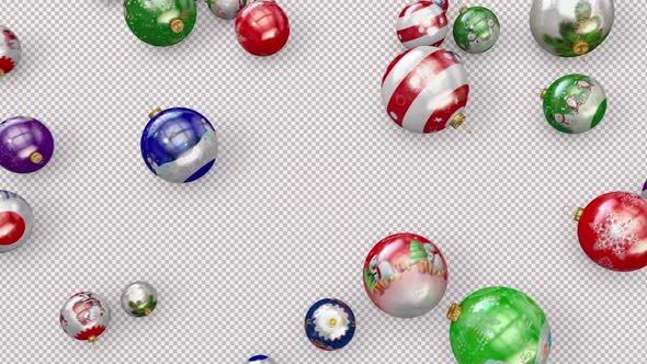 Christmas Balls Roll Out Into A Corner alt