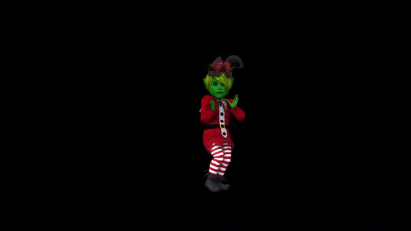 Green Elf Dance 2 - Christmas Concept alt