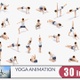 Woman Yoga Animation Bundle - VideoHive Item for Sale