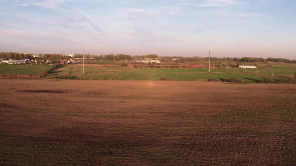 Flight Over the Fields in the Suburbs of St. Petersburg 80