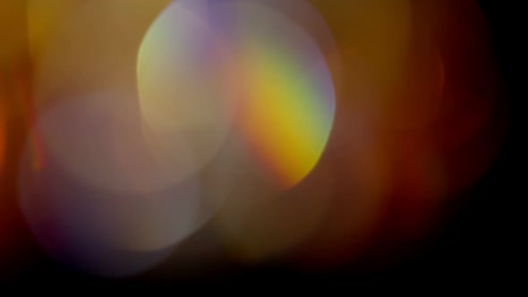 Multicolored Light Leaks Footage on Black Background Lens Flare Leak Burst Overlays Transitions