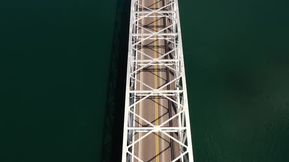 Panoramic View of the San Juanico Bridge the Longest Bridge in the Country