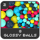 8 Glossy Balls Backgrounds Pack 2 - GraphicRiver Item for Sale