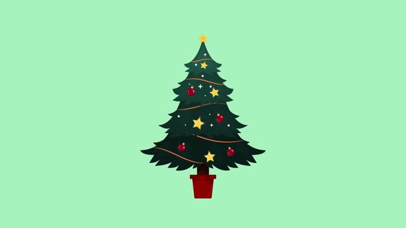 Christmas tree animation