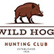 Vintage Wild Hog Logo Template - GraphicRiver Item for Sale