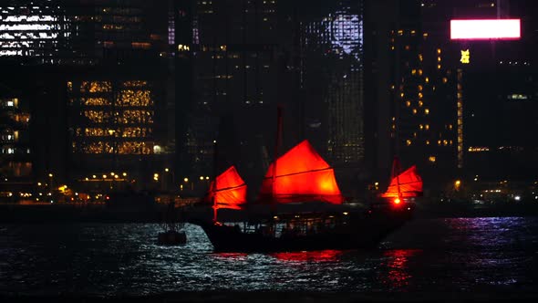 China Asia Harbour Night