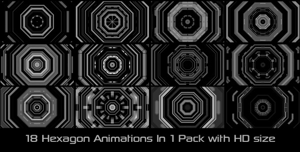 Hexagon Elements Pack 02