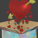 High Poly: Heart with Arrow - 3DOcean Item for Sale