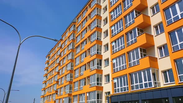 Modern large sleeping area residential complex with panel houses