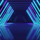 Futuristic studio concept with bright laser animation and reflective floor. - VideoHive Item for Sale