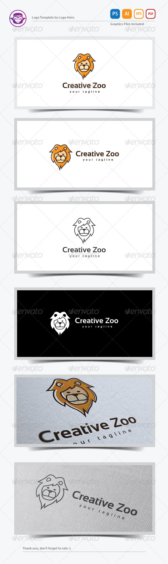 Creative Zoo Logo Template