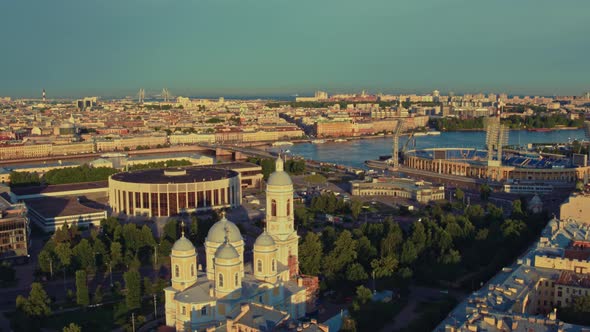  Aerial View of St Petersburg 