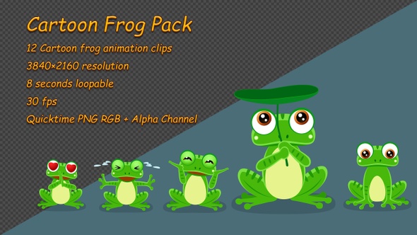 Cartoon Frog Pack alt