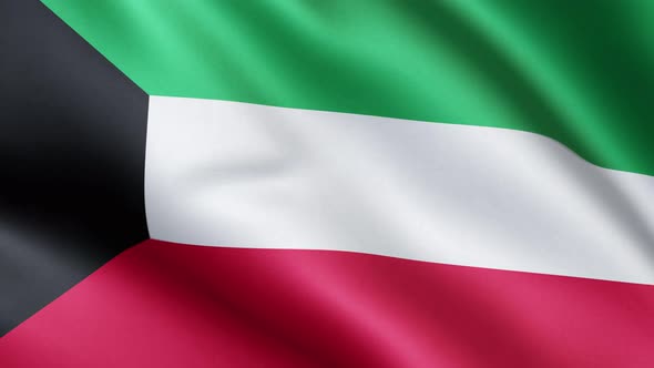 Flag of Kuwait | UHD | 60fps