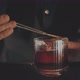 Bartender Prepares a Cocktail at the Bar - VideoHive Item for Sale