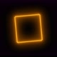 Brown Neon Light Square Spinning Animated On Black Background - VideoHive Item for Sale
