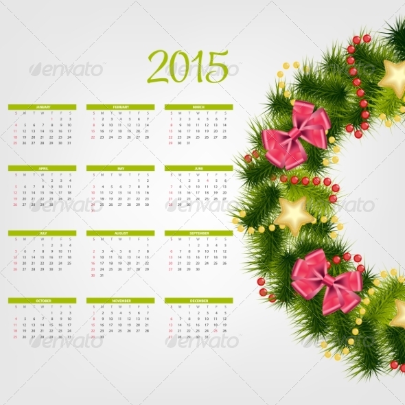 2015 New Year Calendar