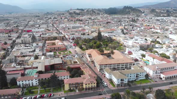 La Serena, Chile (aerial view, drone footage)