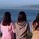 group of three women looking at the sea, pichilemu, punta de lobos Chile - VideoHive Item for Sale