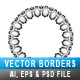 Vector Rounded Borders Set 04 - GraphicRiver Item for Sale
