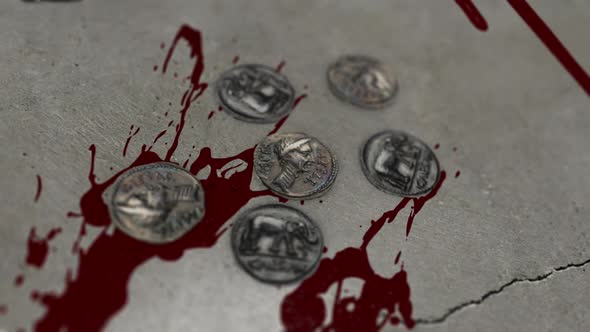 Julius Caesar Roman Denarius Coins