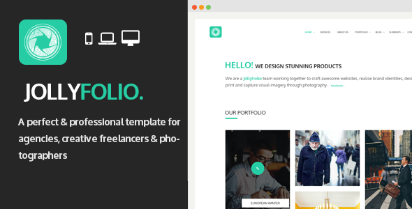 Jollyfolio - Agency & Freelance Portfolio Template