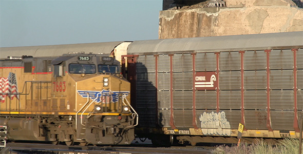 Busy Rail Yard