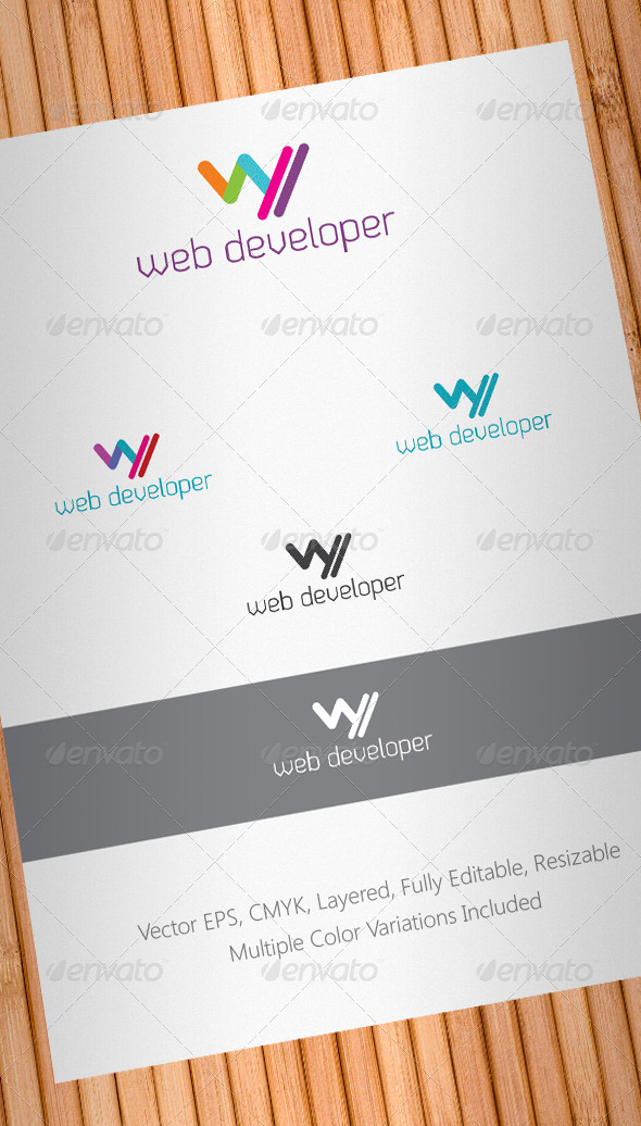 Web Developer Logo Template