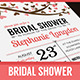 Illustrated Bridal Shower Invitation - GraphicRiver Item for Sale