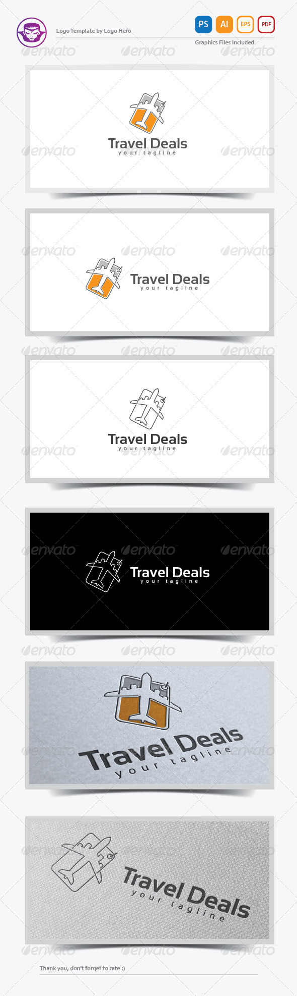Travel Deal Logo Template